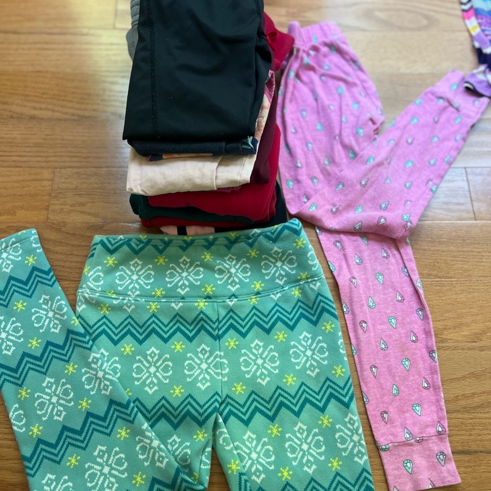 Colorful Patterned Leggings Set